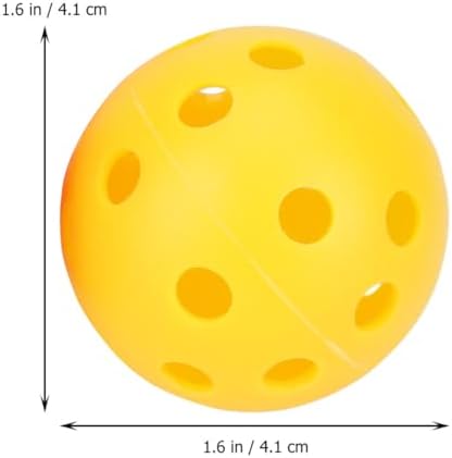 HANABASS 12pcs Perforated Plastic Practice Balls - Image 2