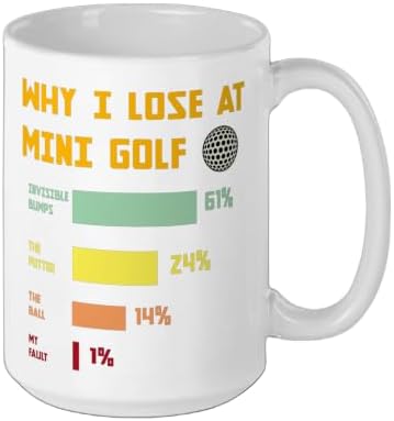 Mini Golf Champion Humor Family Golfers Ceramic Mug - Image 2