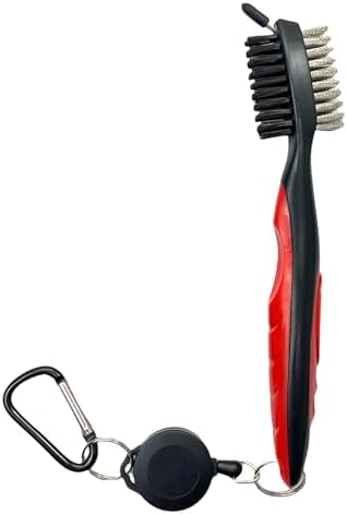 The Golfer's Workshop Golf Club Brush - 2 Ft Retractable Zip-line - Image 4