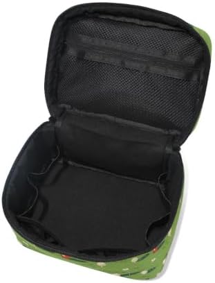 ALAZA White Red Golf Ball Green Makeup Bag - Image 5