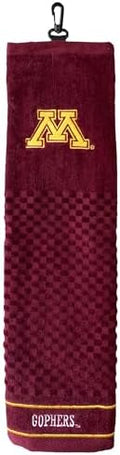 Team Golf NCAA Minnesota Golden Gophers Embroidered Golf Towel Embroidered Golf by TeamGolf
