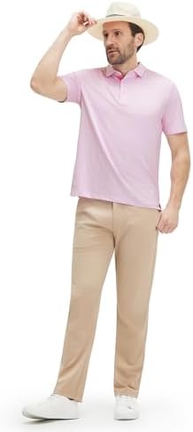 M MAELREG Mens Golf Shirt Short Sleeve Dry Fit Print Moisture Wicking - Image 2