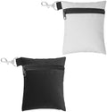2 Pcs Golf Tee Bag, 6.7 × 5.5 Inch Nylon Zipper Golf Tee Pouch by Unknown