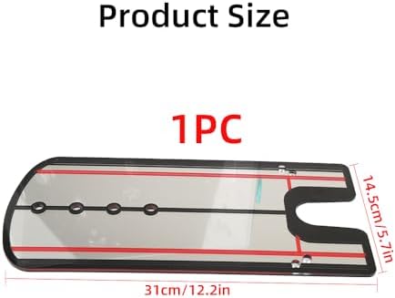 Golf Putting Mirror, 12.2"x5.7" Acrylic Alignment Putting Training Aids - Image 2
