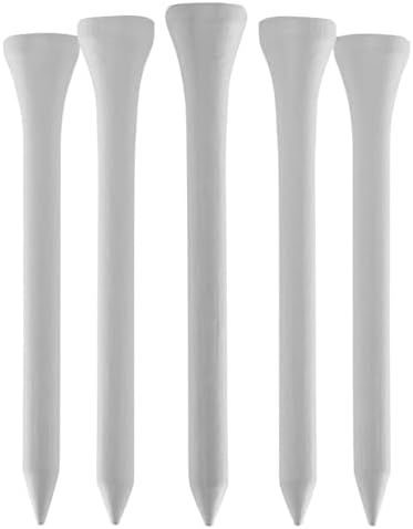TH Golf Bamboo Golf Tees 70mm | Pack of 50 & 100 | Multiple Colour Options | by Unknown