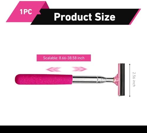 CouTun Car Side Mirror Squeegee, Retractable Car Rearview Mirror Wiper - Image 2