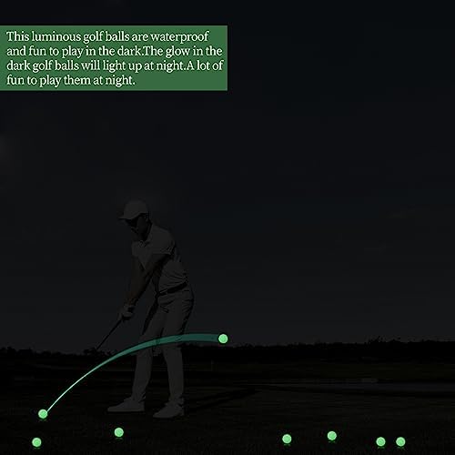 3-Piece Glow-in-the-Dark Practice Golf Balls - Image 4