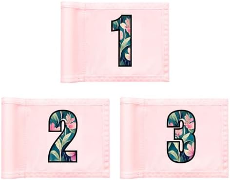 Golf Flag 8x6 Inch – 420D Nylon Double-Sided Mini Pin Flag by HighQualityTextile