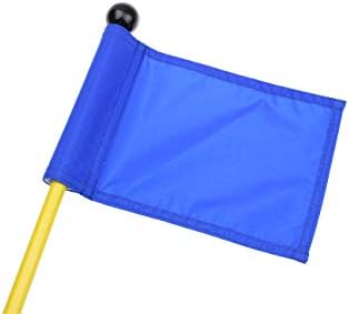 Crestgolf 3Sets Backyard Practice Golf Hole Pole Cup Flag Sticks, 3 Sections - Image 2