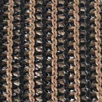 Eden's Decor Straight Flat-Edged Sun Shade Sail Rectangular 4' x 19' Brown - Image 8