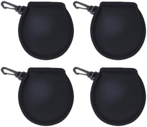 Golf Ball Cleaning Pouch with Neoprene Protective Holder by Kichvoe