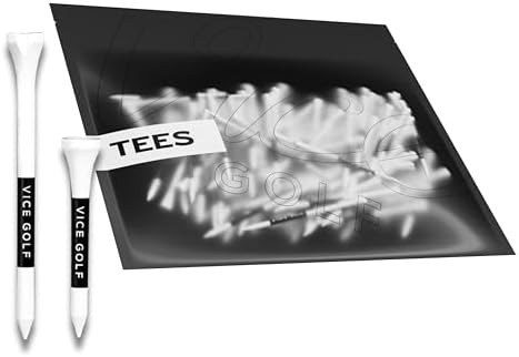Vice Golf Tees 60 Driver Tees & 15 Short Tees by ViceGolf
