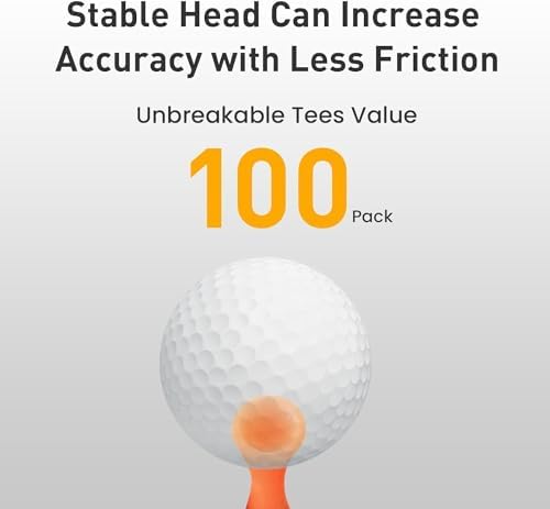 FINGER TEN Plastic Golf Castle Tees 100 Pack - Image 4