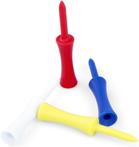 Golf Tees Plastic 100 Count 3-1/4, 2 3/4 inch Tall Step Down Tees Golf - Image 3