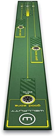 WELLPUTT - Golf Putting Training Mat - 10ft Start 2.0 by WellputtUSA