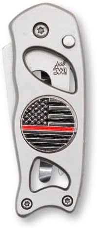 Thin Red Line Steel Switchblade Golf Divot Repair Tool - Image 2