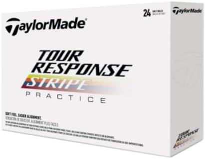 TaylorMade Golf Tour Response Stripe Practice Ball 24 Ball Pack - Image 3