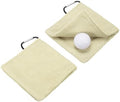 Small Microfiber Golf Towel, Pocket Golf Ball Towel by YELARXI