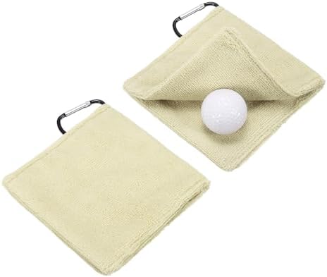 Small Microfiber Golf Towel, Pocket Golf Ball Towel by YELARXI