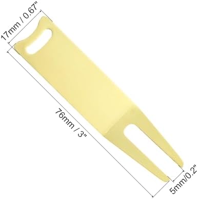 PATIKIL Metal Bending Golf Divot Repair Tool, Metal Golf Fork Accessory Curved - Image 2