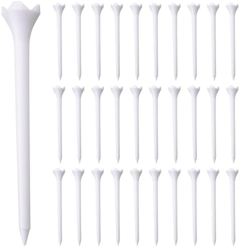 Premium Plastic Golf Tees | 30/100 Pack Golf Tee by HamptonDistribution