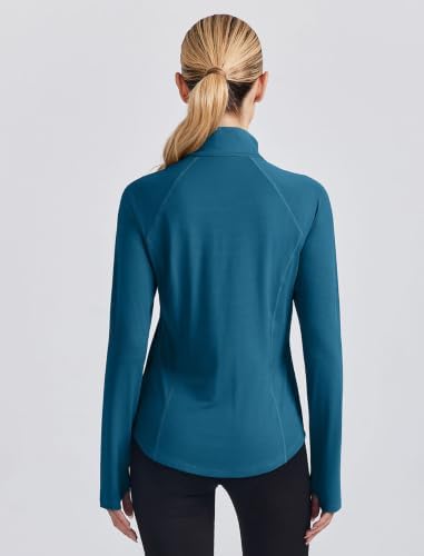 PINSPARK Womens Golf Shirt Long Sleeve Polo Shirts 1/4 Zip Tennis Hiking Tops - Image 2