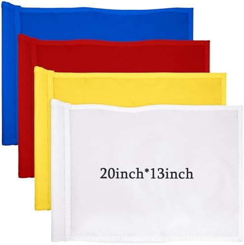 Mixweer 4 Pcs Solid Golf Flag by Mixweer