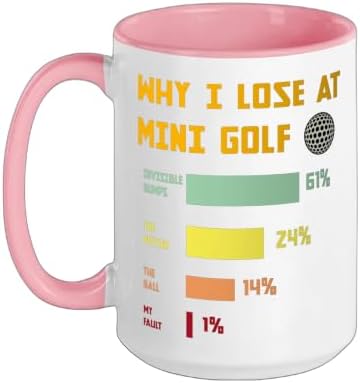 Mini Golf Champion Humor Family Golfers Ceramic Mug by Unknown