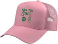 Golf Par Tee Girl Here Fore Good Time Funny Golfer Women Trucker Hat by Unknown