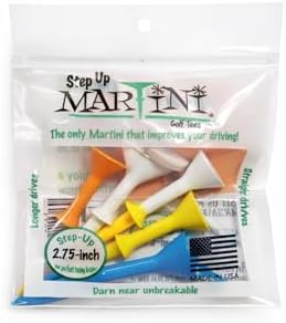 Martini Midsize Step‑Up 2.75" Golf Tees by Golf+Tees+Etc