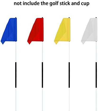 Green Golf Training Flag, Nylon Putting Green Target, Indoor/Outdoor Backyard - Image 4