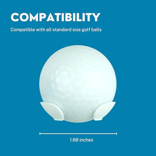 Golf Ball Wall Mount Display | Wall Holder Brackets - Image 6