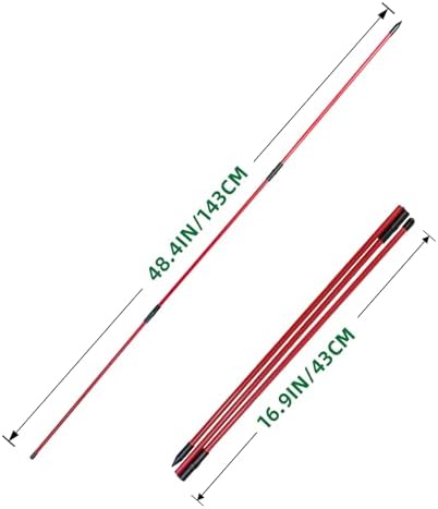 Golf Alignment Sticks 3 Pack – 48" Training Rods - Image 2