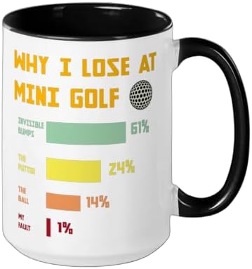Mini Golf Champion Humor Family Golfers Ceramic Mug - Image 2