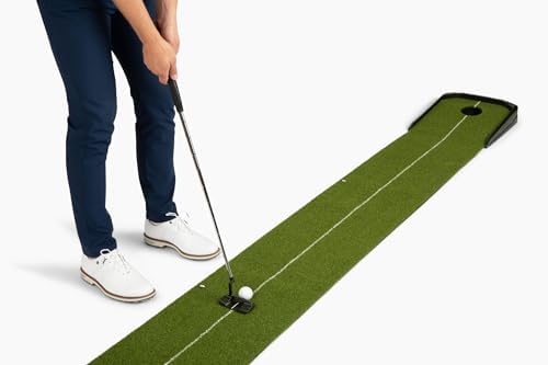SkyTrak 9' Putting Mat with Ball Return – Indoor Golf Practice Green - Image 4