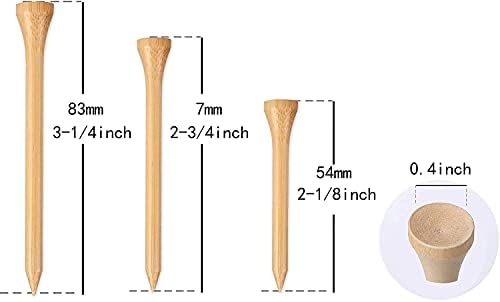 Professional Wooden Golf Tees 2 3/4 inch Tee Pack of 100 Golf Tee - Image 4