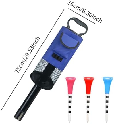 Golf Ball Retriever Portable Shag Bag Collector Detachable Tube Large Capacity - Image 2