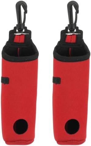 uxcell Golf Ball Carry Bag, Waist-Mounted Storage Bag Neoprene Golf Tee Holder by uxcell