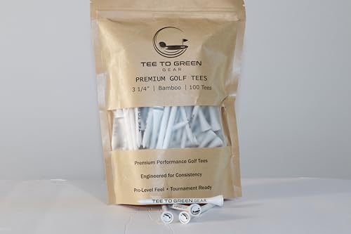 Premium Bamboo Golf Tees – 3 1/4 Inch Durable Performance Tees – 100 Count - Image 6