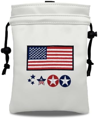 Skull Golf Valuables Pouch Bag by MEAHILESC