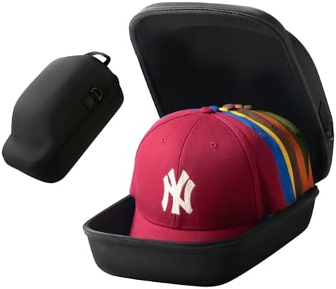 OZUECCR Hard Hat Travel Case for Baseball Caps, Holds 6 Caps by Ozueccr