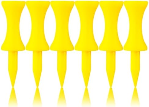 FINGER TEN Plastic Golf Castle Tees 100 Pack by FINGERTENSport