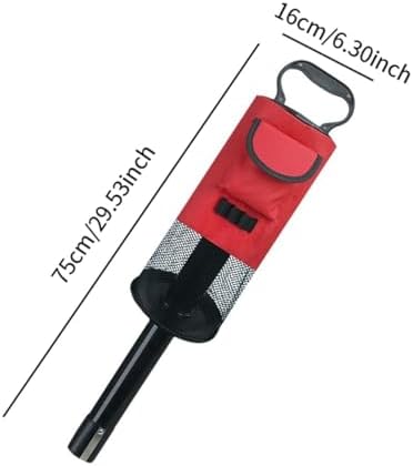 Golf Ball Retriever Portable Shag Bag Collector Detachable Tube Large Capacity - Image 2