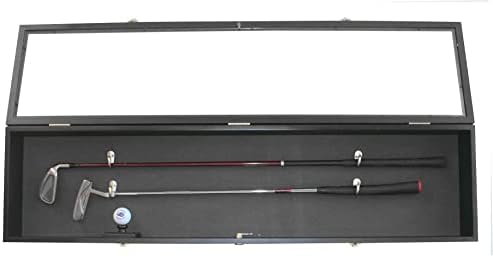DisplayGifts 43" Long Golf Club Display Case Cabinet Rack Ball Putter Driver - Image 5