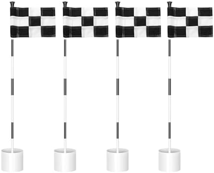 KINGTOP 3 ft Golf Flagstick and Hole Cup Sets by KingtopGolf