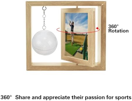 Golfball Display Frame Including Clear Round Golfball Display Box & 4x6 - Image 3