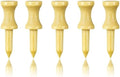 Step Down Golf Tees 2-1/8"or 2-3/4"or 3-1/4" 100 Count Wooden Golf Castle Tees by Zivisk