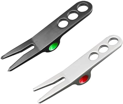 ZYAMY 2PCS Golf Fork Pivot Fork Repair Tool Black Silver Alloy Golf Fork Split by Unknown