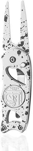 Links Golf Divot Tool with Foldable Pop-up Button & Magnetic Golf Ball Marker by LinksGolf