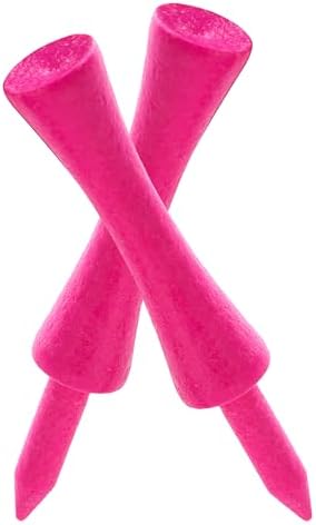 TH Golf 100 PCS Bamboo Golf Tees | Multiple Colours & Sizes | Castle Golf Tees - Image 2
